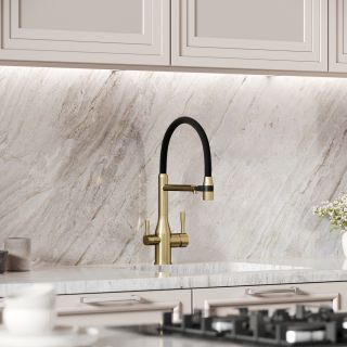 Смеситель для кухни Sancos Garda SC4009BG брашированное золото